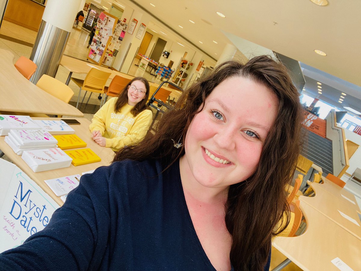 It’s day 3/3 of Mystery Date! We’ve wrapped some new books, come by from now until 3pm in the BTSU!