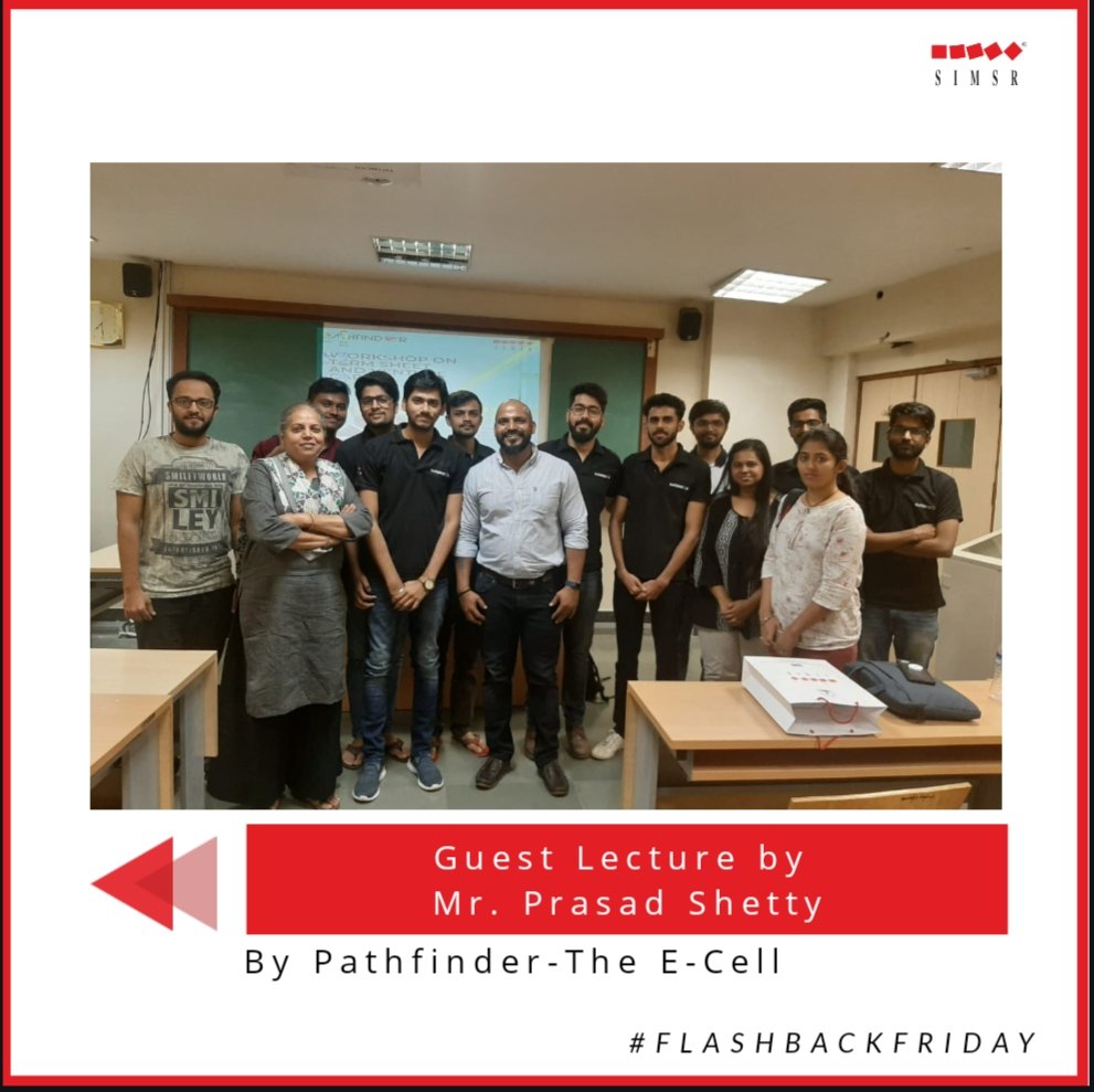 kjsimofficial's tweet photo. Mr Prasad Shetty, Portfolio Manager at SINE (IIT-Bombay) was hosted by the E-Cell for a guest lecture. The session revolved around start-up ecosystems and it's term sheet clauses during the course of funding.
#SIMSR #LifeAtSIMSR #FlashbackFriday #MasterYourFutureAtSIMSR https://t.co/inxU77wnQt