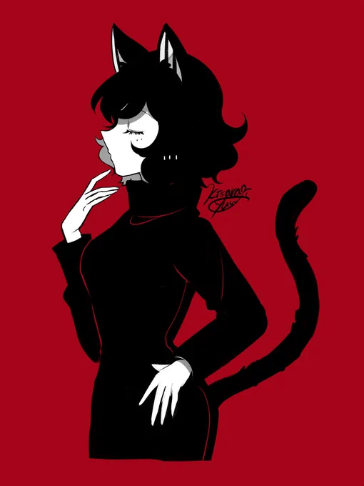 猫の日ということでストライプちゃんまとめ
#猫の日 #創作 
