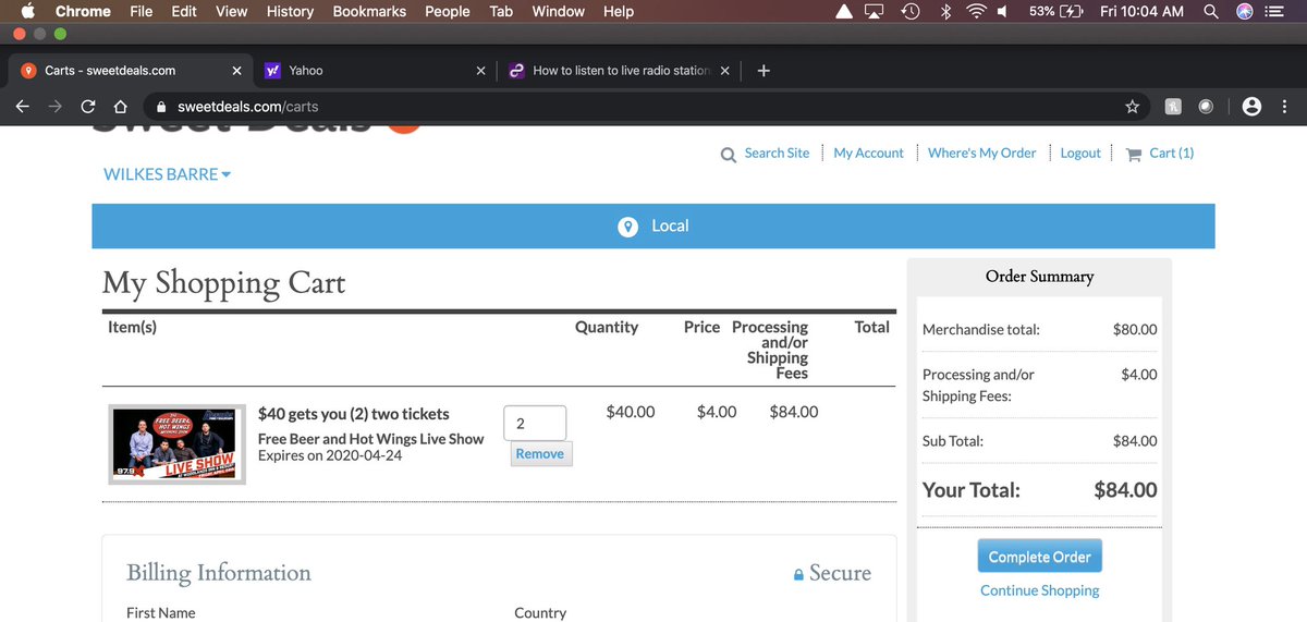 jpguse's tweet photo. @979XROCK you guys hucklebucked me. I had them in my cart and checked out and it said sold out!!!!!! #BS https://t.co/FoyRwMtCfB