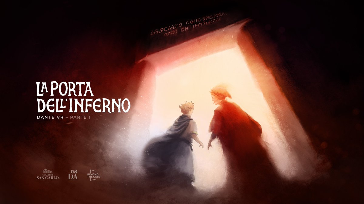 BeyondtheGateVR's tweet photo. Dante's Divine Comedy was written for VR. Check our our last work trailer in collaboration with Collegio San Carlo and Società Dante Alighieri. https://t.co/yVqlz8q9Px

Stay tuned for next episodes! https://t.co/F1rA7bw1Gt