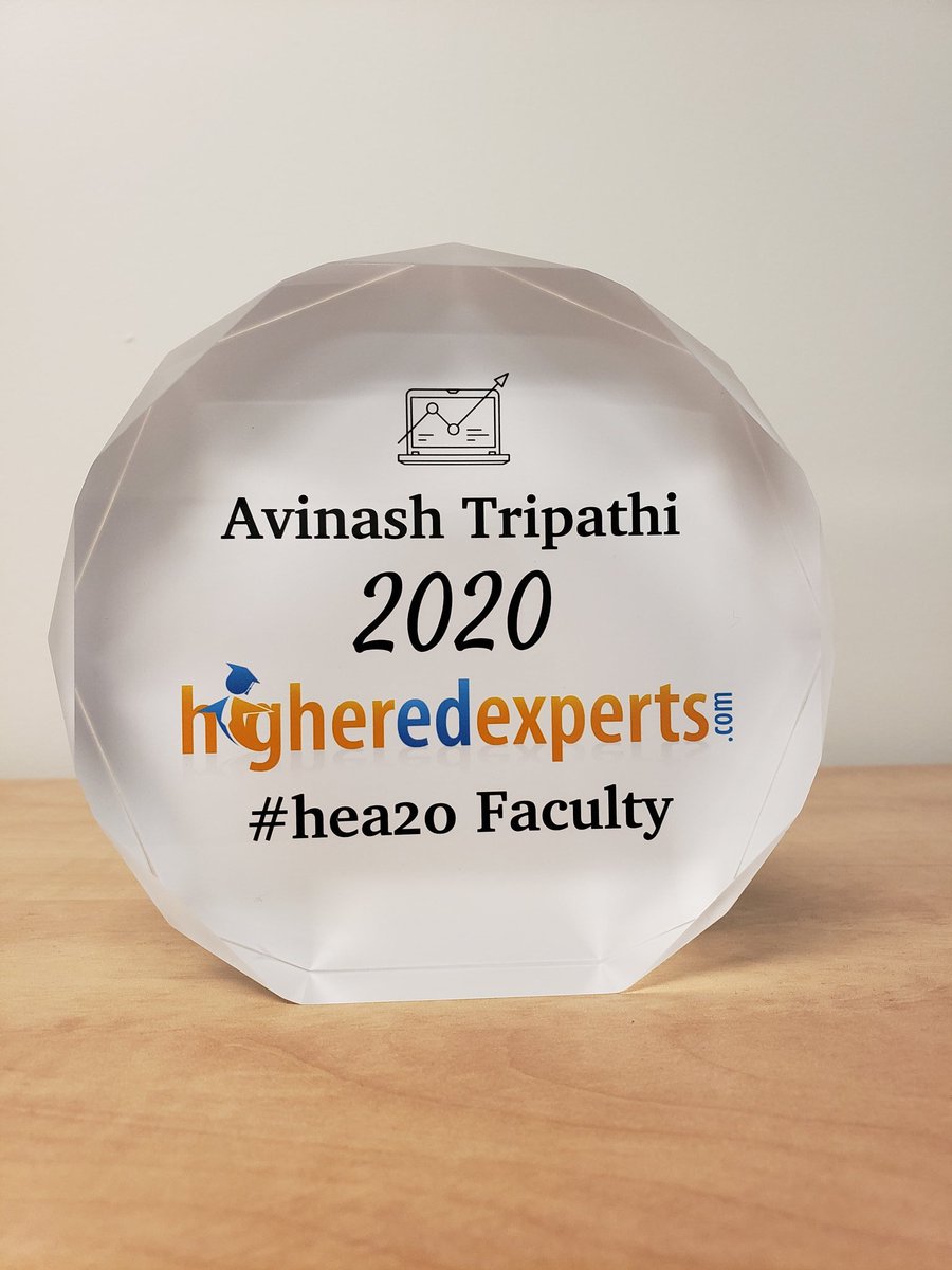 avinashtrip's tweet photo. Thank you @karinejoly for giving me the opportunity to be part of this exceptional #HEA20 conference. #higehered #highereducation #conference #higheredexperts https://t.co/6ATrRq9PCh