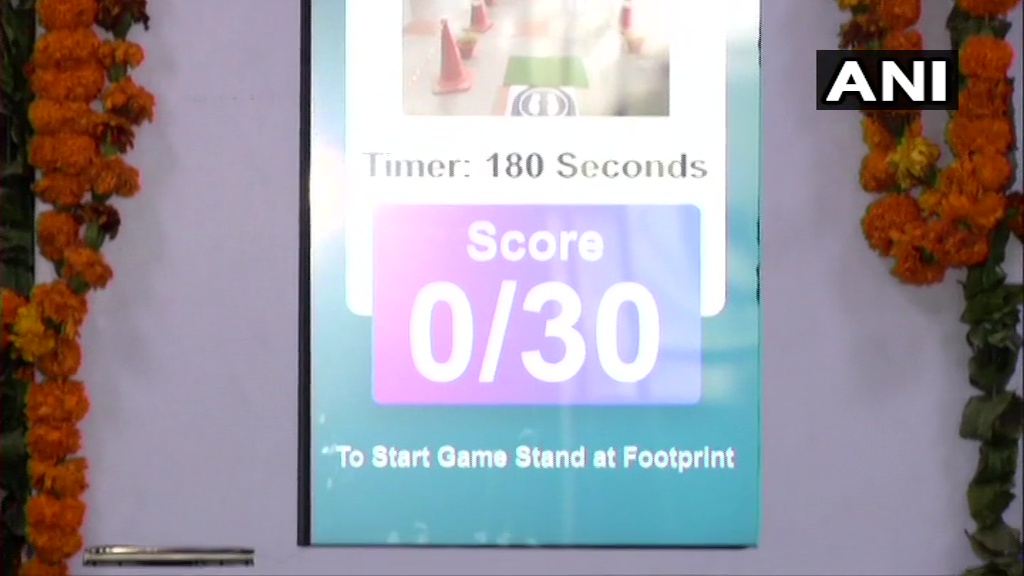 ANI's tweet photo. Delhi: Indian Railways has launched a new initiative wherein free platform tickets will be given to the people who exercise at the installed 'Squat Kiosk' at Anand Vihar Railway Station. https://t.co/wbx4eRxXfG