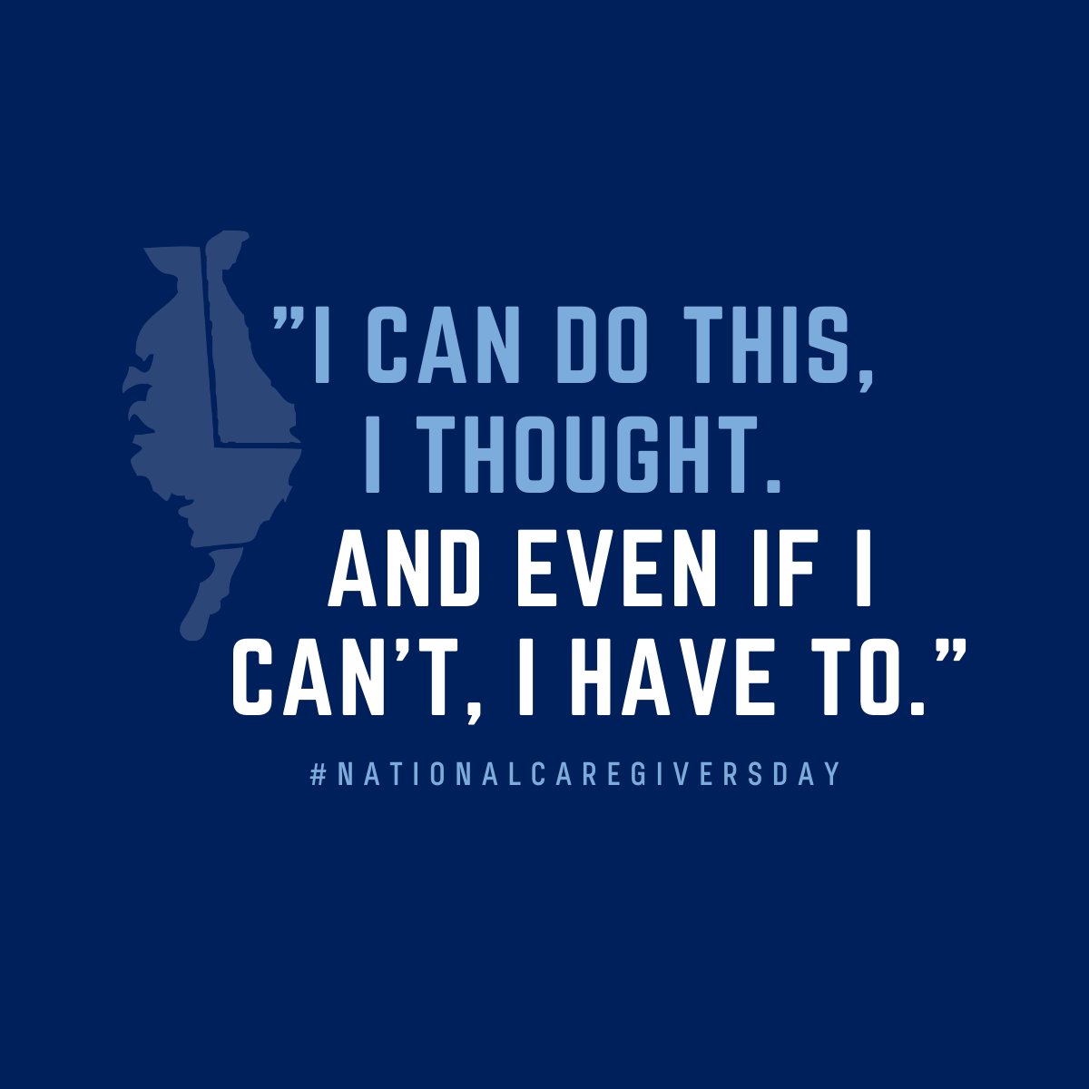 DelmarvaPharm's tweet photo. 💙"I can do this, I thought. And even if I can't, I have to." - unknown 
To all the caregivers, we recognize you today! #NationalCaregiversDay https://t.co/MtSS94pux8
