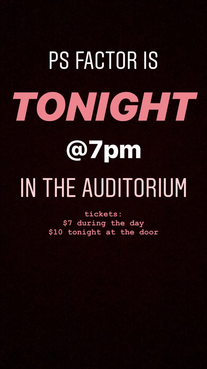 DONT FORGET to purchase your tickets today you haven’t already! get them in the quad during lunch, from any choir council members during the day, or stop by the choir room and buy from mrs hayes at anytime!