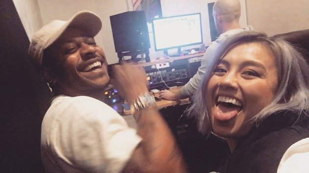 Agnez Mo with Eric Bellinger