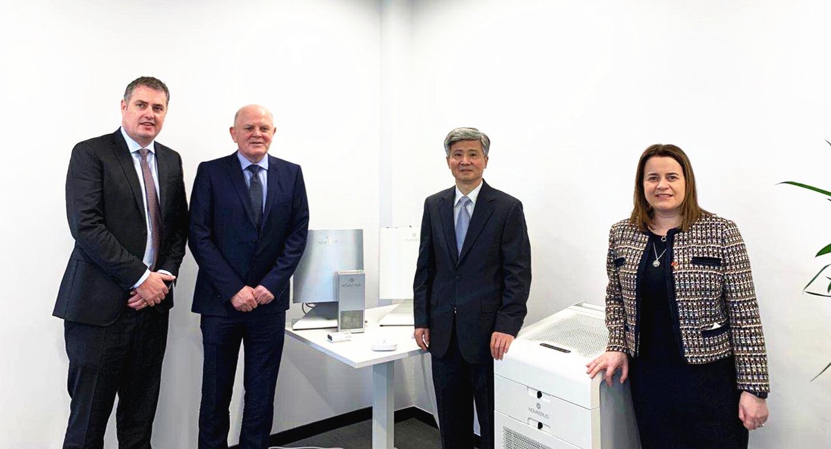 Novaerus <a href="/Novaerus/">Nova Erus</a> , a leading innovation company in Ireland, joined the battle against #COVID19 by donating 22 virus-killing air purifiers to 2 hospitals in Wuhan. A great gesture of friendship.