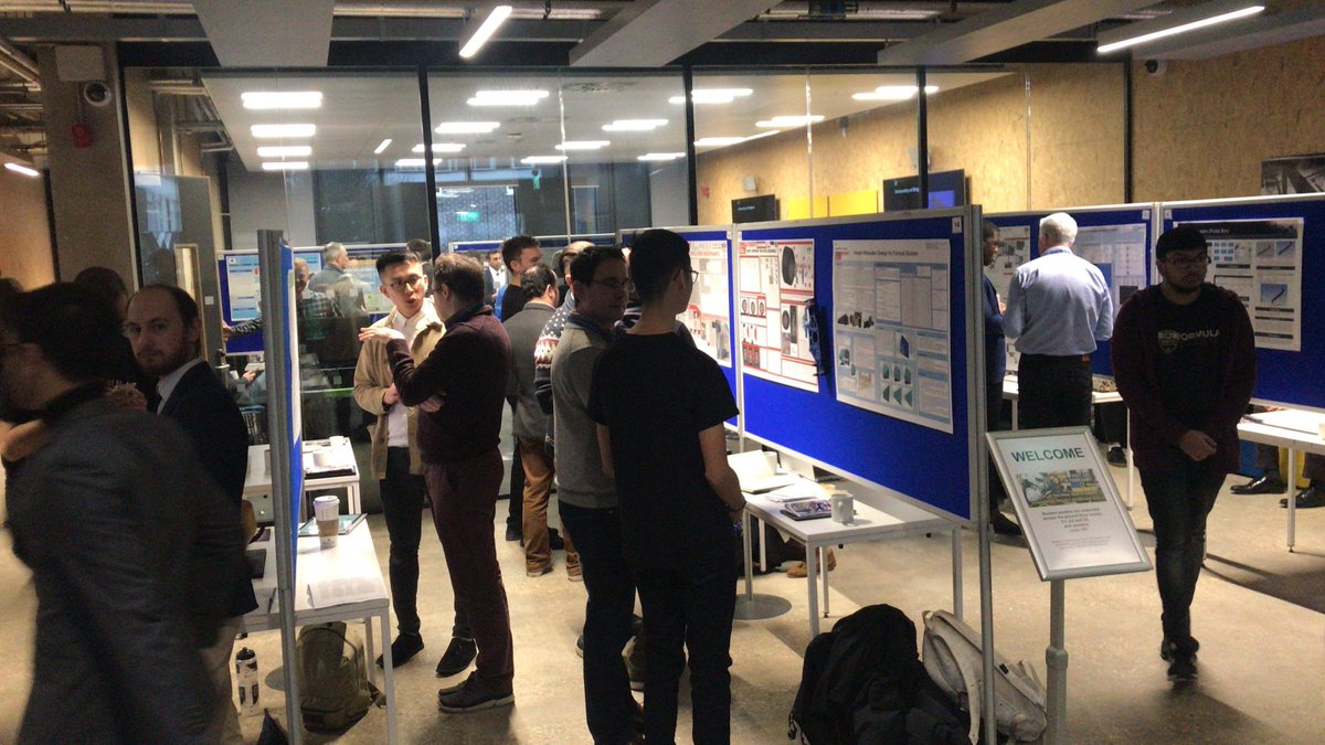 BrightonUniFS's tweet photo. Engineering Project Exhibition Day: Our Level 6 Engineering students working on their major projects presented their posters on Wednesday, looking very sharp! https://t.co/T1j78M5LXL