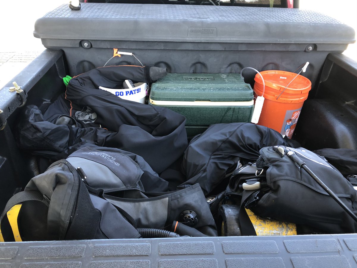 SeanPGrace's tweet photo. Awesome collection dive and processing with @TylerHarman9 who drove all the way from Michigan yesterday to collect today in Rhode Island! #greatgradstudents #garagescience #astrangiathings https://t.co/IDxEK4tOZo