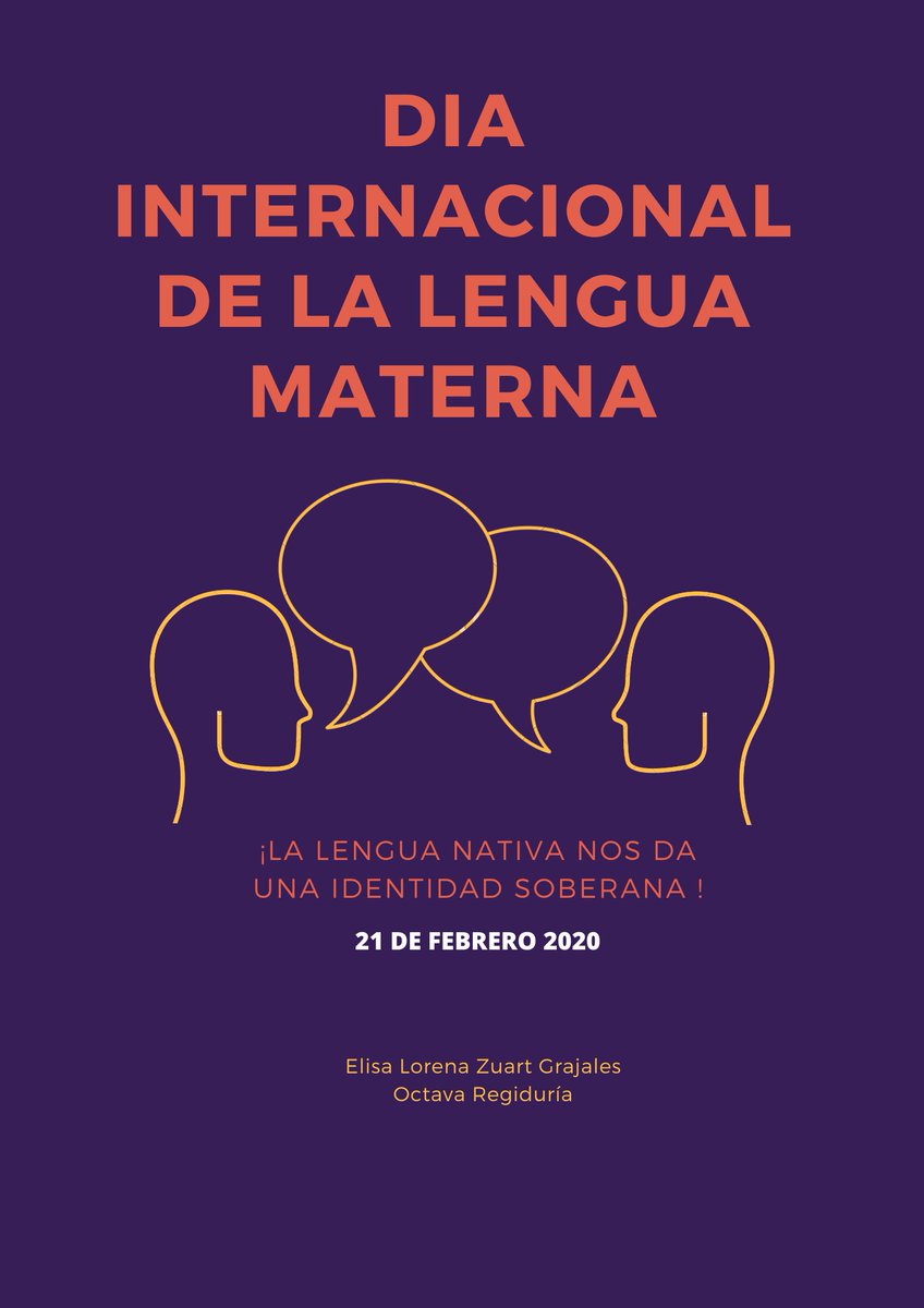 ElisaZuart's tweet photo. Hoy Día Internacional de la Lengua Materna https://t.co/4ogqn7luLn