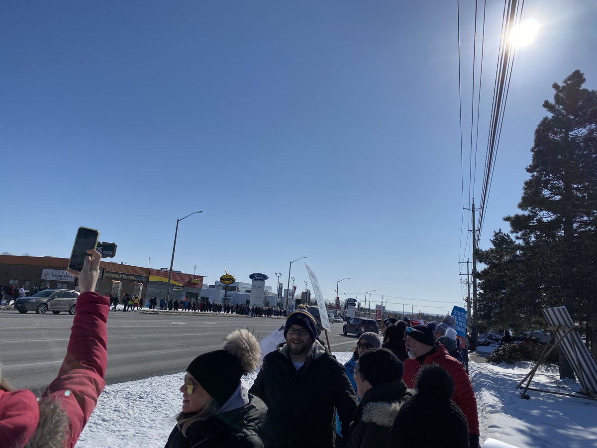 Thank you. ❤️ The honks of support today were enough to make me tear up.  The public IS with us.  Together we are standing up for a better future for ALL children.  Proud to be an educator today! #scetf #ETFOstrong #ETFOstrike