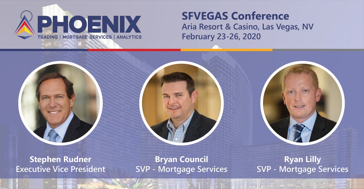 phnxcap's tweet photo. Join the Phoenix team at the SFVEGAS 2020 Conference in Las Vegas, NV. To schedule a meeting, email Stephen Rudner (srudner@phoenixtma.com), Bryan Council (bcouncil@phoenixtma.com), or Ryan Lilly (rlilly@phoenixtma.com). #SFVegas2020 https://t.co/bsPDxgOUjQ