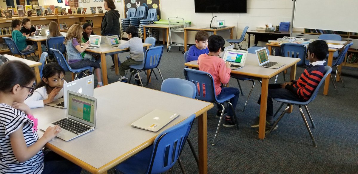 We're exploring nonfiction using Nearpod in the LMC.