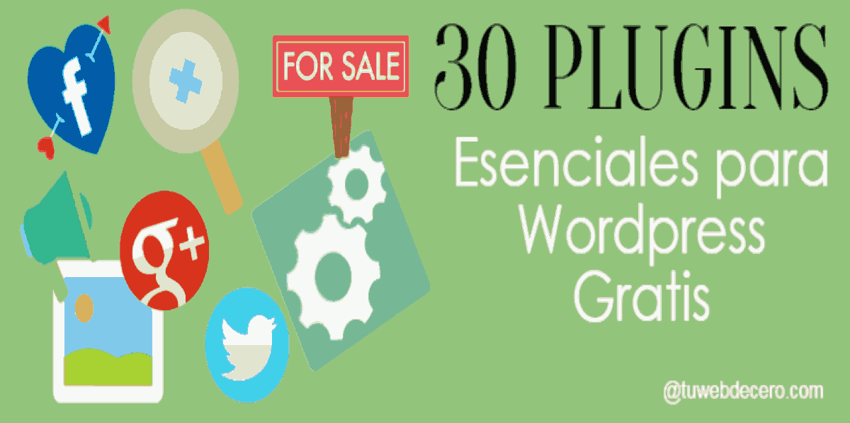 tuwebdecero's tweet photo. Los mejores plugins para WordPress Gratis #plugins #wordpress #tuwebdecero https://t.co/4xEjdKTAZ4 https://t.co/hVhC5RpKfG
