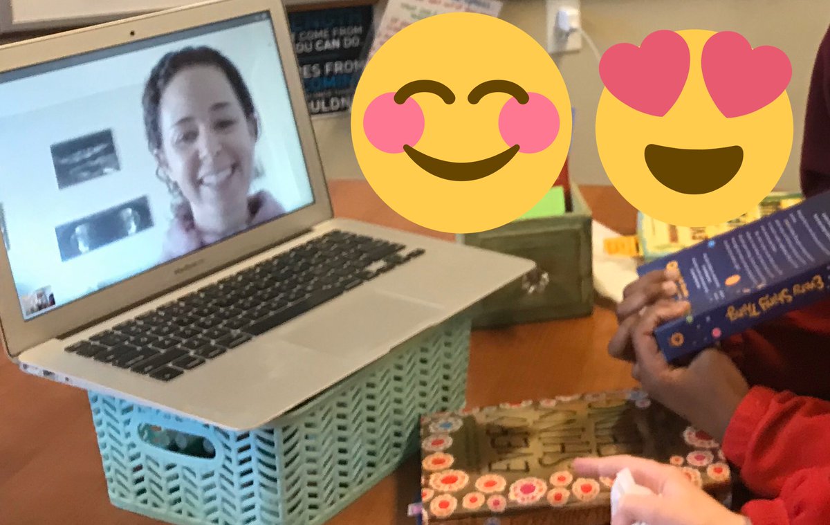 Thank you so much to our #kidsneedmentors author, @LaurieLMorrison for Skyping with us today!!! My 5th graders and I loved chatting with you!!! 💕📚 @litreviewcrew