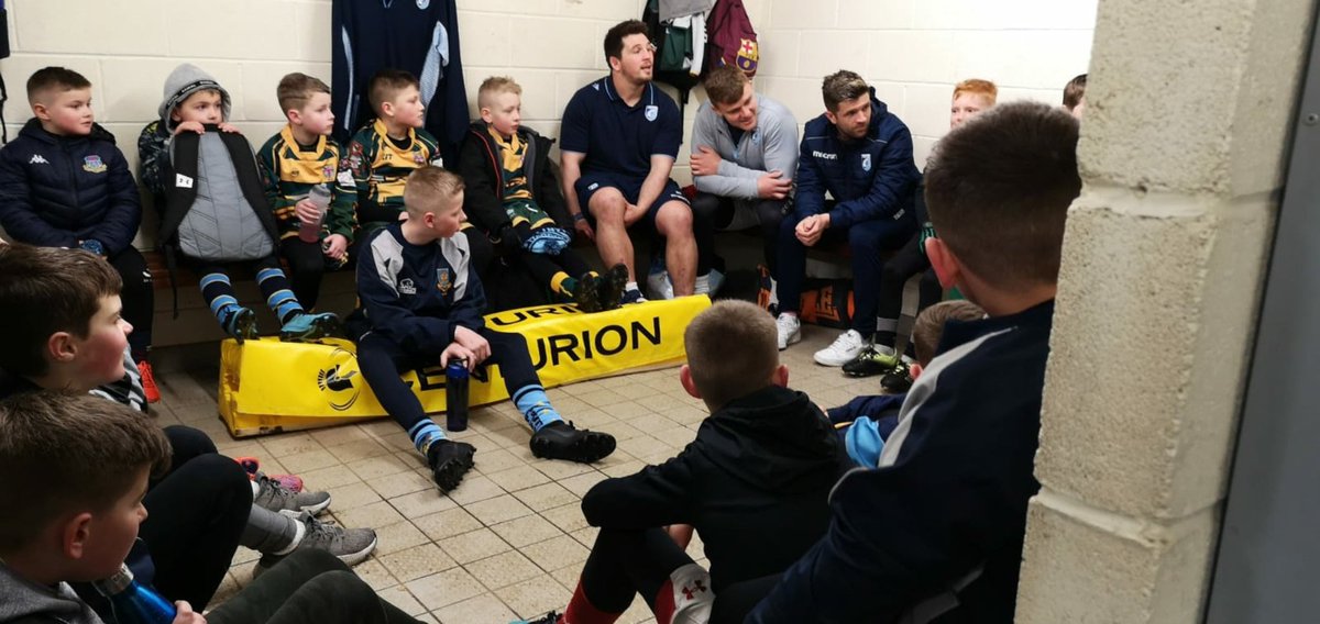 CRugbyCommunity's tweet photo. Great day at @LlantwitRFC 
Thank you to @lewisjj99 @BradThyer &amp; @_shanelewis6 for coming down! Great effort by all! https://t.co/Uw4KjyGD6T