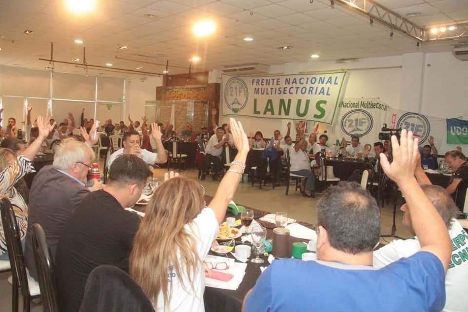 fabiana_berardi's tweet photo. Cierre del #QuintoPlenario21F
@21_nacional Luego de un profundo debate donde se expresaron compañeros y compañeras de todas la Multisectoriales del país, se finalizó un documento con 44 mociones para reconstruir la patria @udocbacentral presente. https://t.co/WXhnaCdnzZ