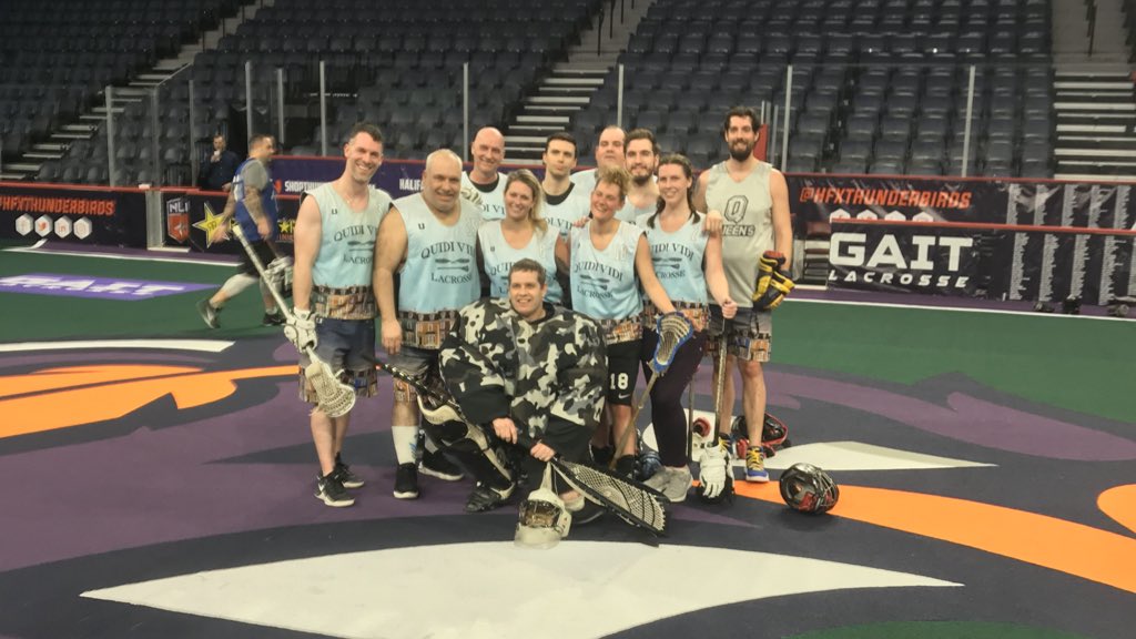 HFXThunderbirds's tweet image. Shoutout to our friends from Newfoundland who flew in for tonight’s game!