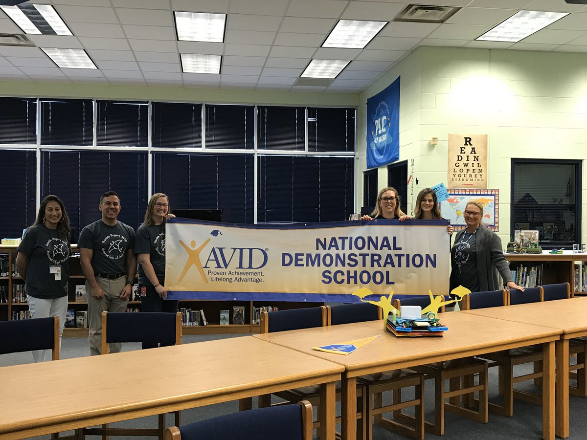 GambleRogersMS's tweet photo. Today we celebrated becoming an AVID National Demonstration School.   It was a wonderful day showcasing how our staff and students use the AVID system to promote, support, and ensure student success!  #AVIDClap #StingrayStudents #StingrayStaff #AVID https://t.co/gAkaPVihdD