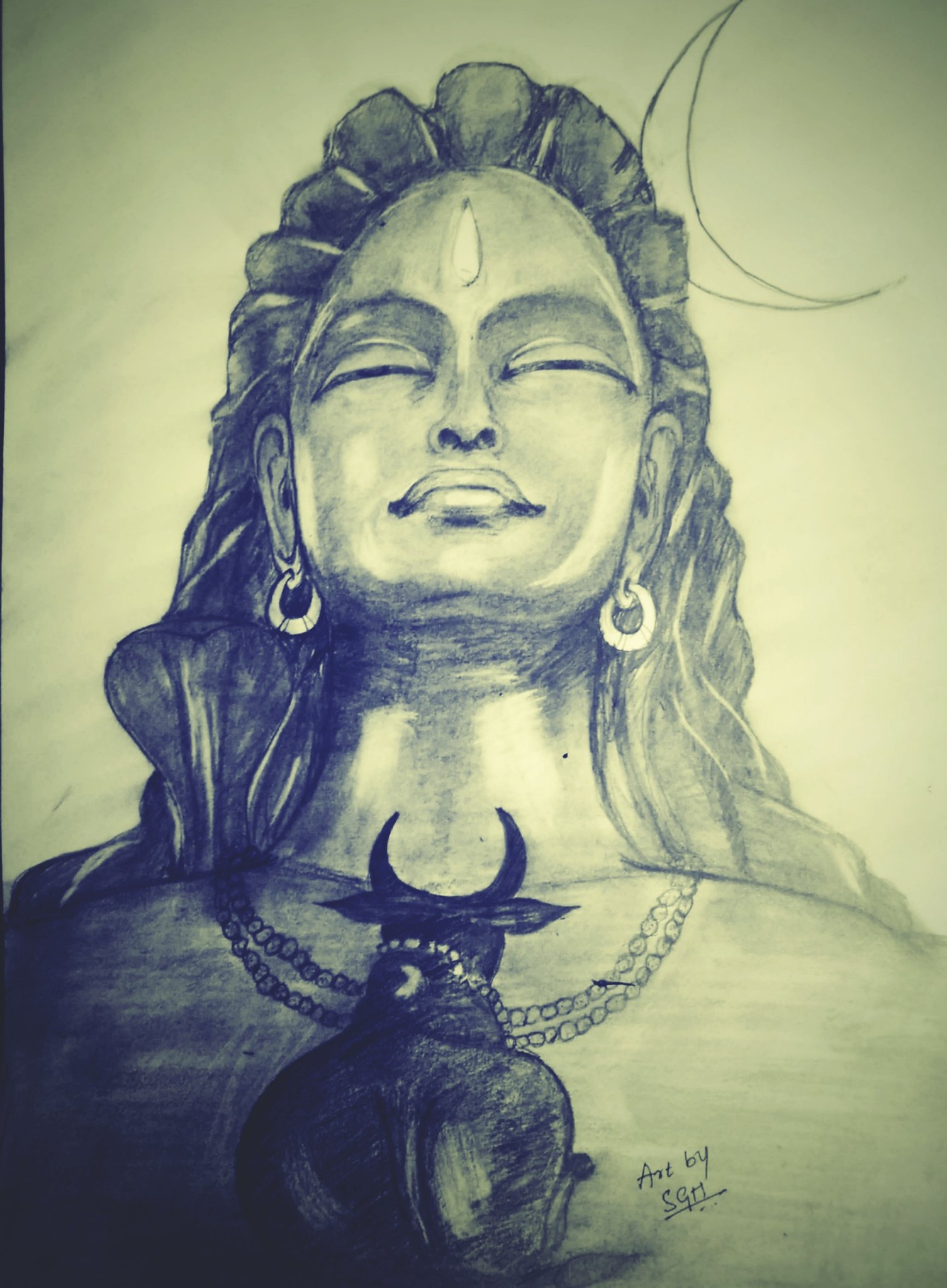 Discover more than 156 shankar ji drawing best - hungthinhcorrp.com.vn