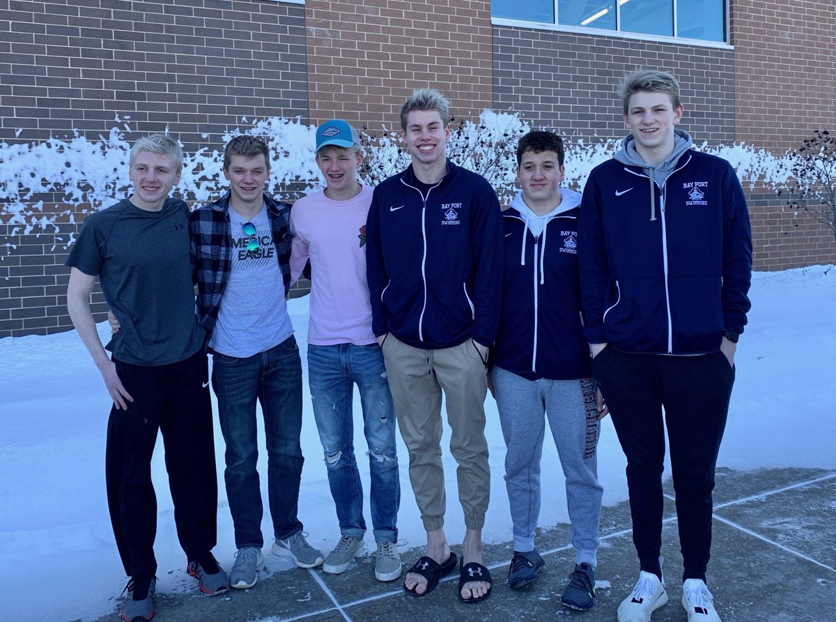 Good luck this weekend to our <a href="/BayPortHS/">Bay Port High School</a> state swimmers! #GoFast #RecordBreakers
