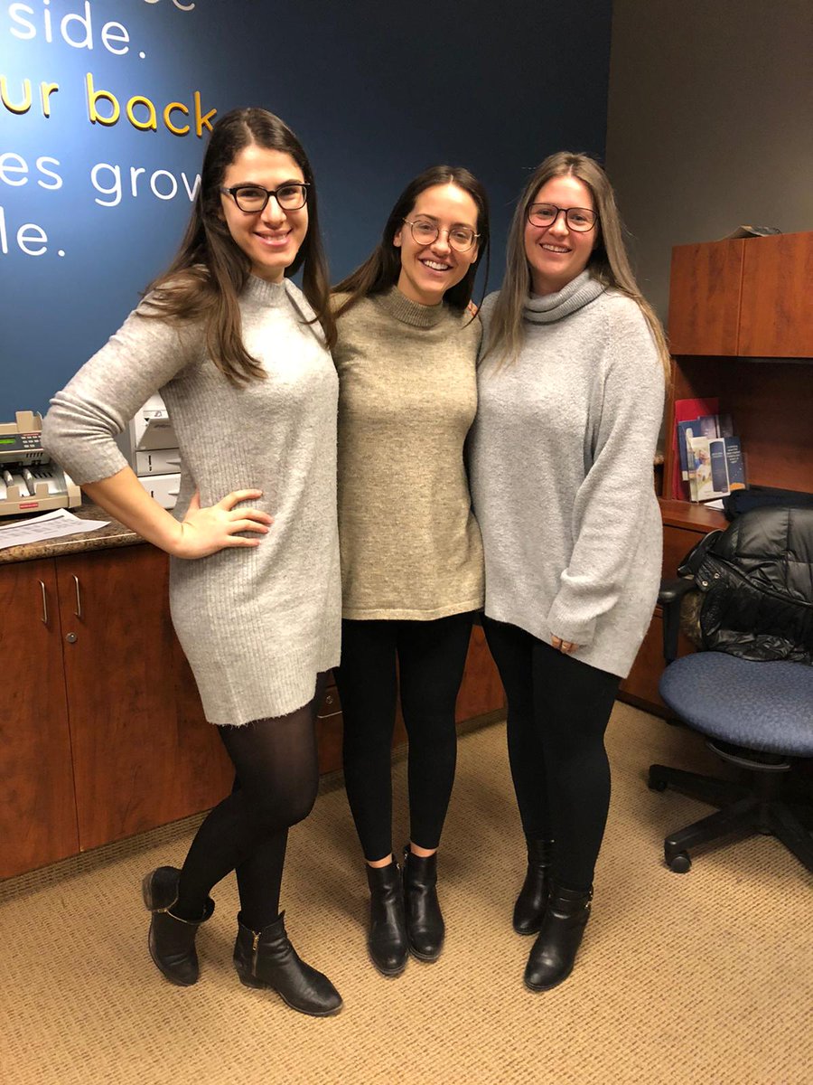 shernette_g's tweet photo. New work uniform? Or just #workfamily!! @kristykeen @MeridianCU @CupcakeBeckers
#clarksonteamrocks https://t.co/VbFrCYg6yJ