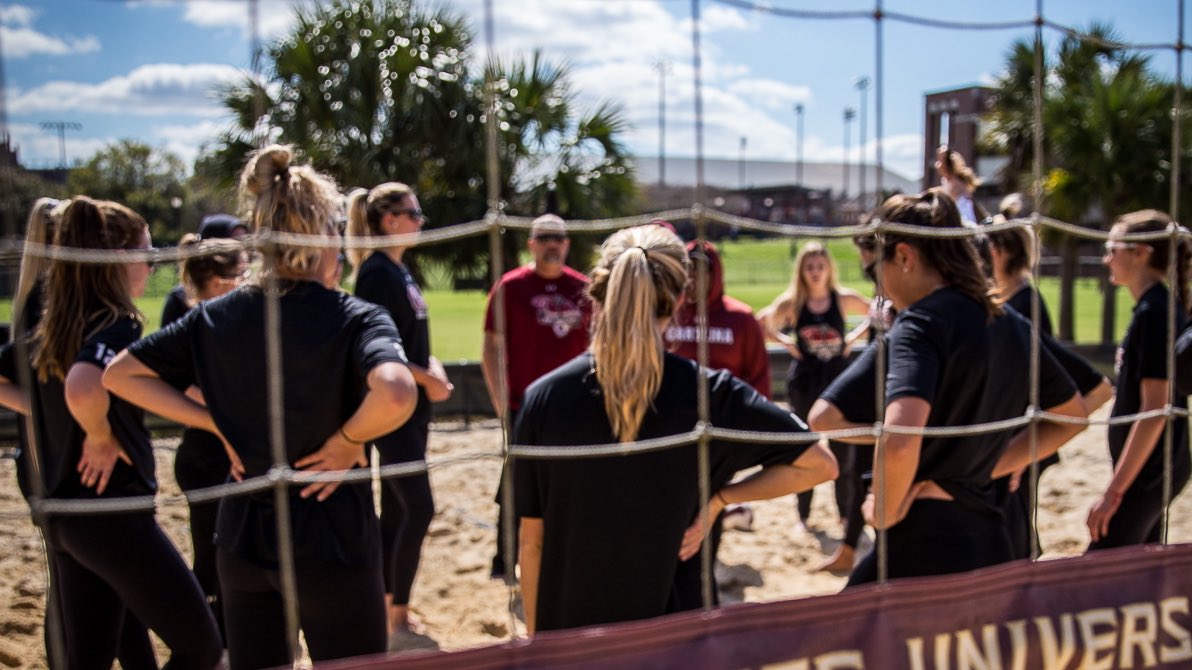 GamecockBeachVB's tweet photo. Almost time! Ready to show what we’ve got tomorrow. #WTMFD https://t.co/fDURUZ1Cwx