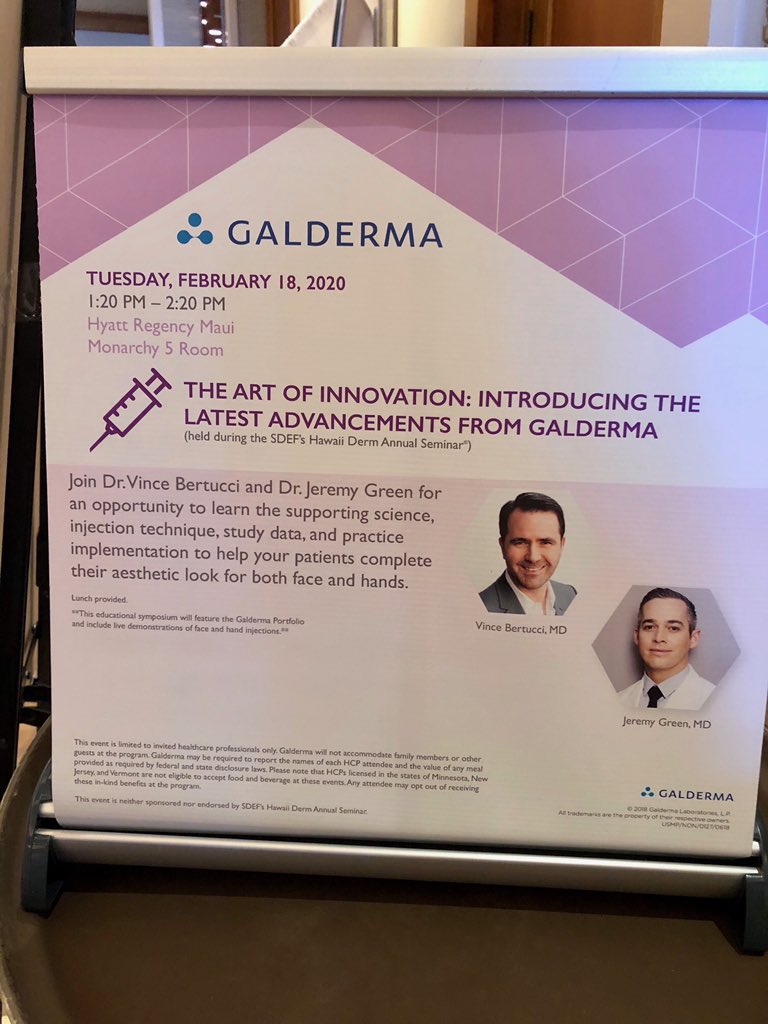 SFLSkin's tweet photo. From Boca Raton to Miami Beach to Maui, the #SFLSkin team was on the road this week for the Skin Disease Education Foundation teaching safe & effective techniques for injectable fillers & toxins with a close friend & colleague Dr. Vince Bertucci. https://t.co/8mHQsHo9Iv