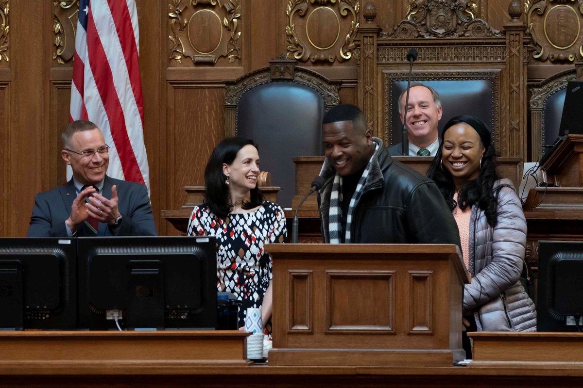 Chuck Wichgers (@repwichgers) on Twitter photo It was my honor to introduce a resolution in the WI State Assembly honoring <a href="/leap36/">leroy butler (blue check)</a> and <a href="/HebronHouse/">Hebron House</a> in Waukesha. Thank you LeRoy, Genesis, and Maureen for coming to be recognized! Join LeRoy on #LeapDay for a special event at LeRoysLeapDay.com It was my honor to introduce a resolution in the WI State Assembly honoring <a href="/leap36/">leroy butler (blue check)</a> and <a href="/HebronHouse/">Hebron House</a> in Waukesha. Thank you LeRoy, Genesis, and Maureen for coming to be recognized! Join LeRoy on #LeapDay for a special event at LeRoysLeapDay.com