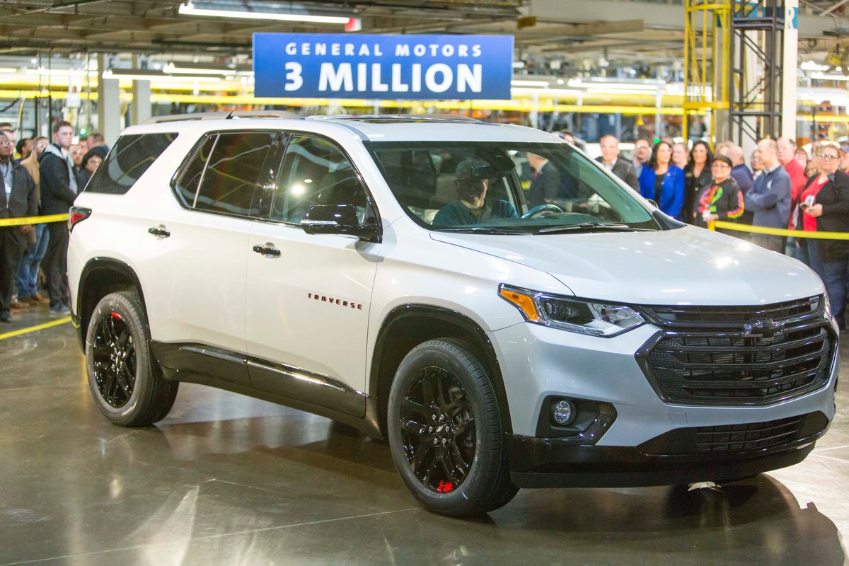 Incredible milestone set today at #GMLansingDeltaTownship as the 3 millionth vehicle rolled off the production line! Congratulations to the entire team. #USManufacturing