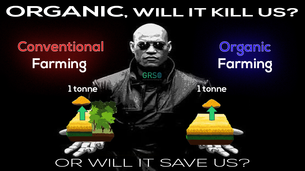 GRSOtech's tweet image. Choose your destiny... (1) For Organic (2) Against Organic
$GRSO #organicvsconventional #naturevstechnology #natureovertechnology #rodaleinstitute #FAO #UnitedNations