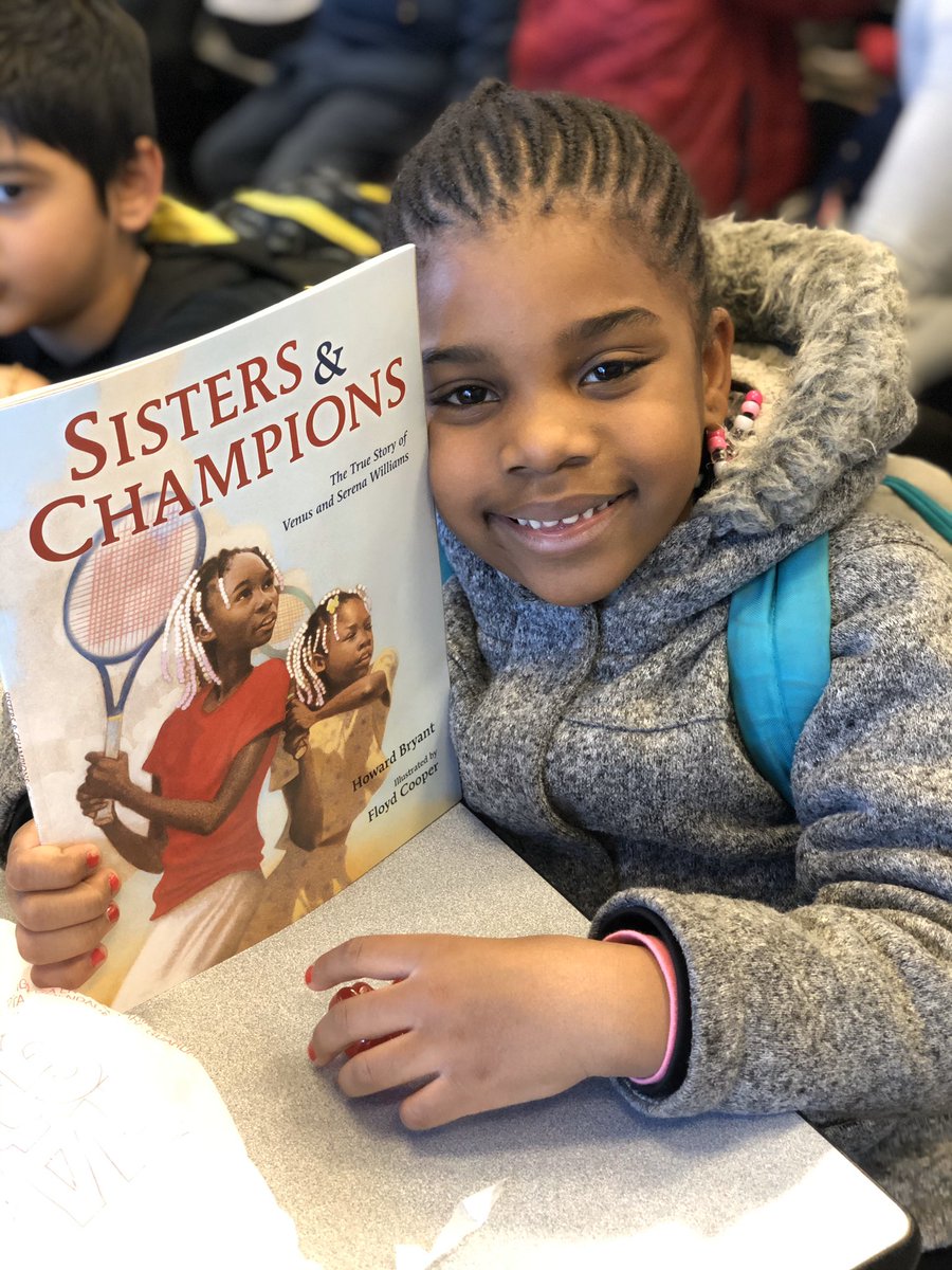 DanielleHappel's tweet photo. Some great finds at the book fair! This student saw that the girls in this book had beads in their hair just like her! Love when kids can make connections to book characters! #shinebrightedison #characterconnections https://t.co/Byp8SkruGu