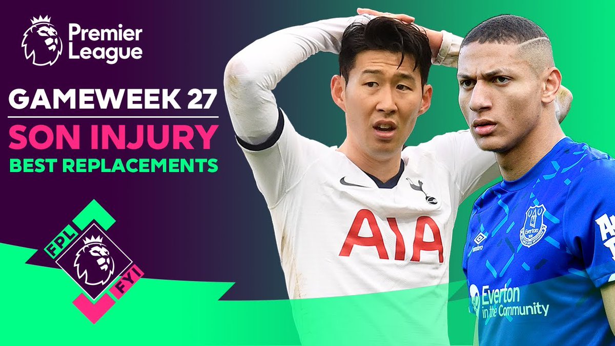 FPLTV's tweet photo. This week I was very kindly invited back to join @jamesallcott &amp; @RamboFYI on the #FPLFYI show!

A really fun episode with plenty of #FPL talking points.

Son replacements🤔
Watchlist🗒️
&amp; much more!✅

Watch HERE⬇️
https://t.co/QeiQBalSMn

Hope you enjoy!

#GW27 #AddictNotExpert https://t.co/7Xyl5nEPb5