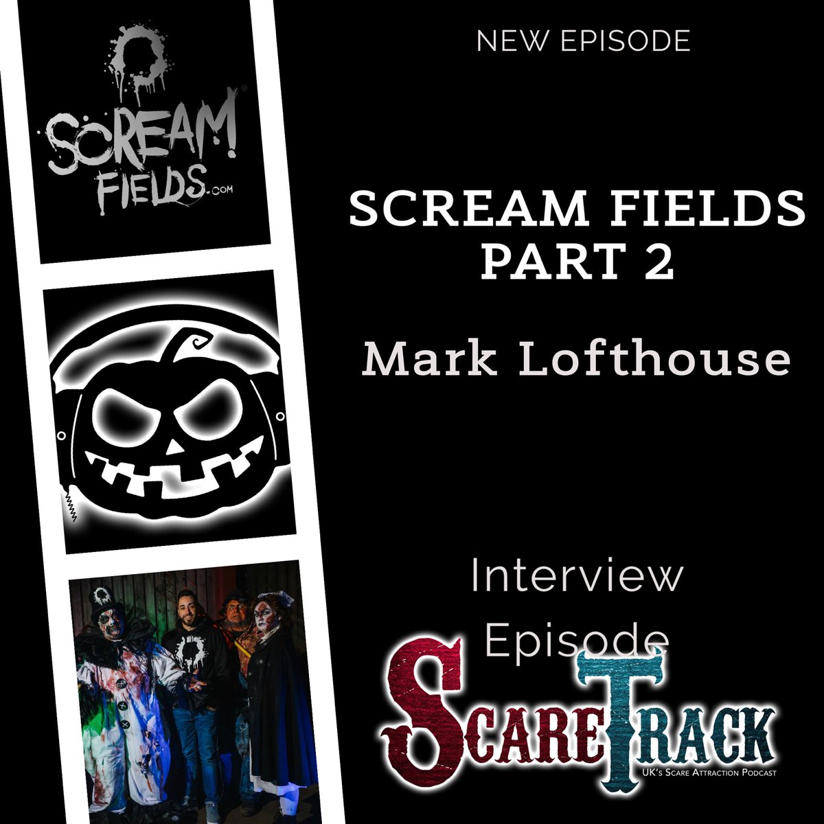 🎧NEW PODCAST EPISODE OUT NOW🎧

Scream fields PART 2 <a href="/ScreamFieldsUK/">Scream Fields</a> 
Interview with Mark Lofthouse 

Click the link below or listen on any podcast platform. 

Listen closely for some exclusive news about their 5 brand new scare attractions. 

scaretrack.podbean.com/e/scaretrack-s… #halloween