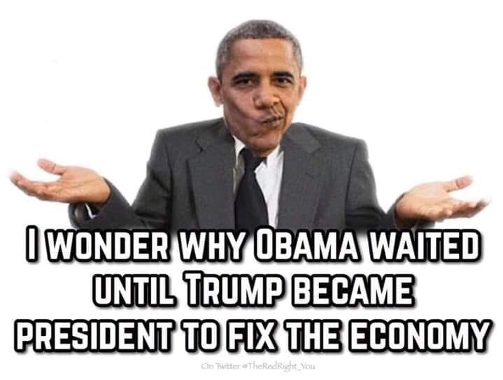 LoganYoung29's tweet photo. Obama said that Trump would need a magic wand to fix everything Obama did (I’m paraphrasing, but you get the gist) 🤣 Now, Obama wants to take credit for everything? YOU would need a magic wand to have been able to do everything TRUMP has done! #ObamaBS #DemClown #Trump2020 🇺🇸 https://t.co/N2qKgjGB4v