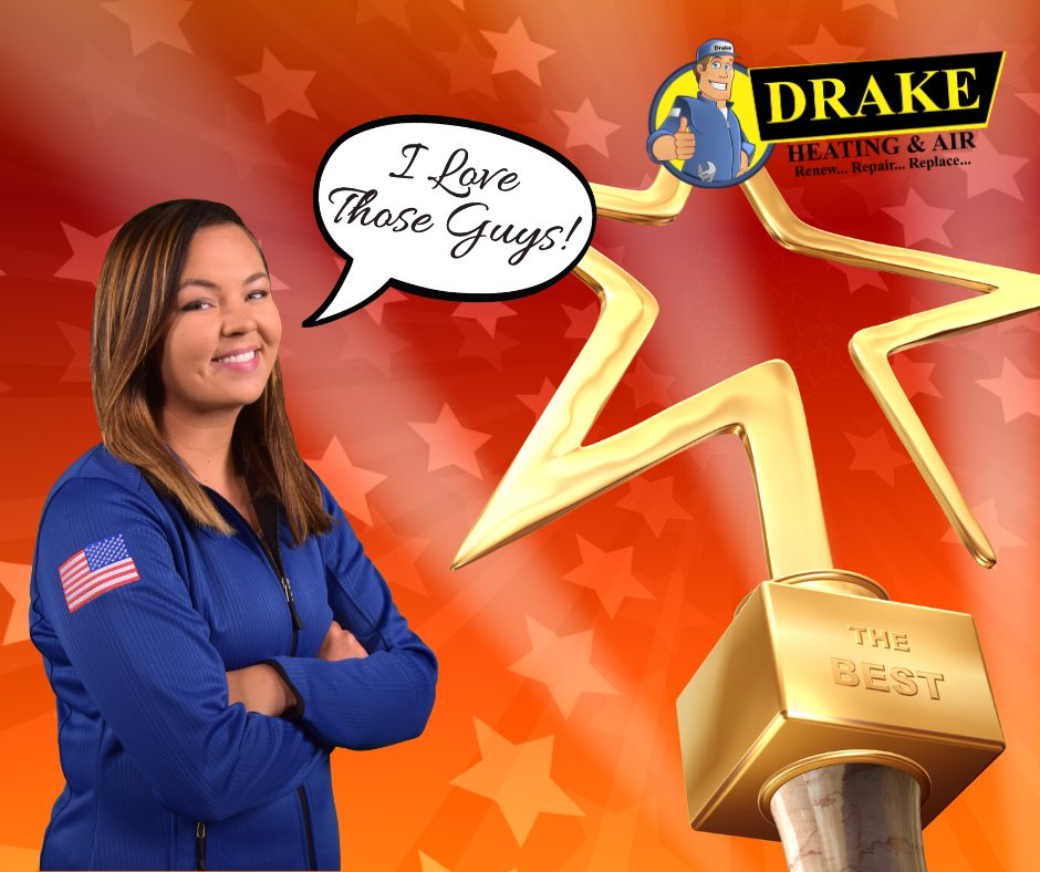 DrakeHeatAir's tweet photo. When you need HVAC experts in the Dayton area, call Drake Heating &amp; Air: (937) 400-1821. https://t.co/CRQfh5V8rL