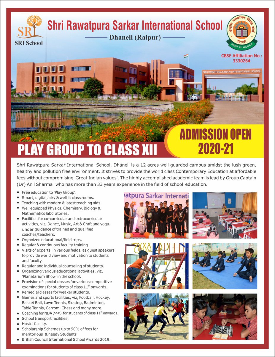 Shri Rawatpura Sarkar International School tweet media
