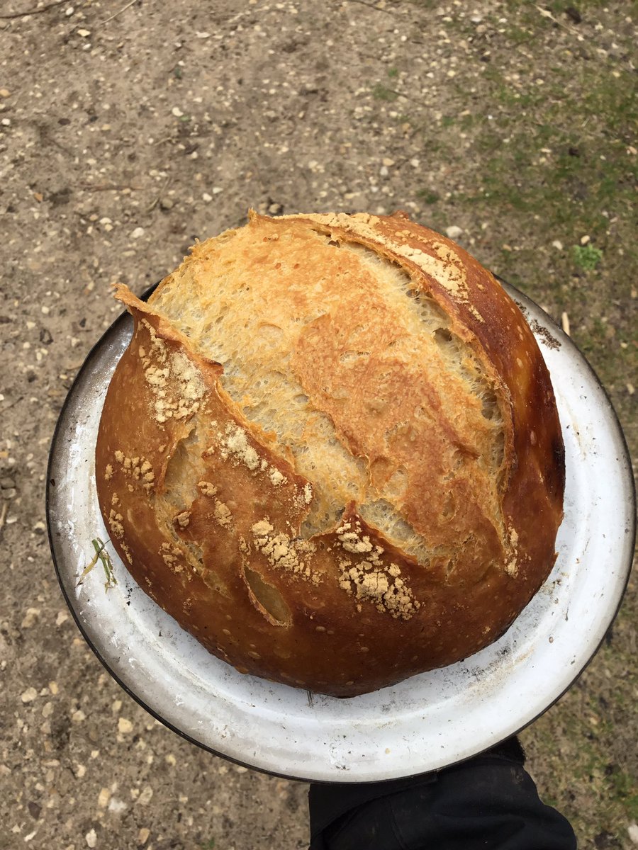 snap_forest's tweet photo. Four breads cooked on the campfire @snapweston holiday club. Rye sourdough, rustic white, soda bread and garlic naans. Each one has gone down a treat! #snapforest #outdoorlearning https://t.co/TKrYPPDF4j