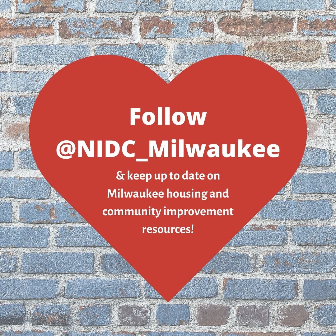Follow @nidc_Milwaukee to keep up to date on all things NIDC and Love Your Block. NIDC provides programing such as STRONG Homes Loan,Targeted Investment Neighborhoods,Home Buyer Assistance,Community Improvement Projects and Love Your Block mini grant program. #NIDCMKE #milwaukee