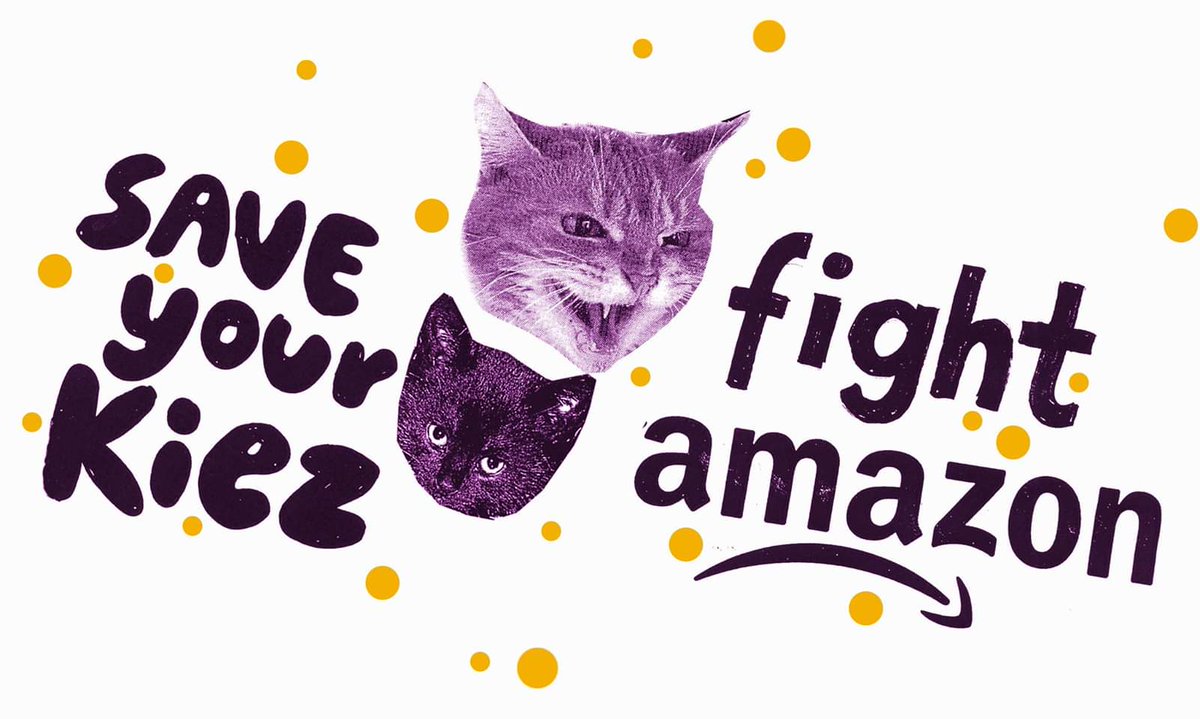 REMINDER: Morgen gehen wir gemeinsam mit vielen anderen Strukturen und Initiativen den nächsten Schritt gegen den #Amazon-Tower in #Berlin. Wir sehen uns um 14 Uhr am Frankfurter Tor! Save your #Kiez - fight Amazon!  #BerlinvsAmazon #fightthetower facebook.com/events/s/save-…