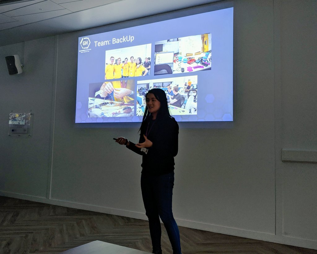 MKSmithIP's tweet photo. Fantastic recap of the #graphenehack at the #NGI today. Looking forward to the next one! #graphene #innovation https://t.co/eM6fMWe6ZS