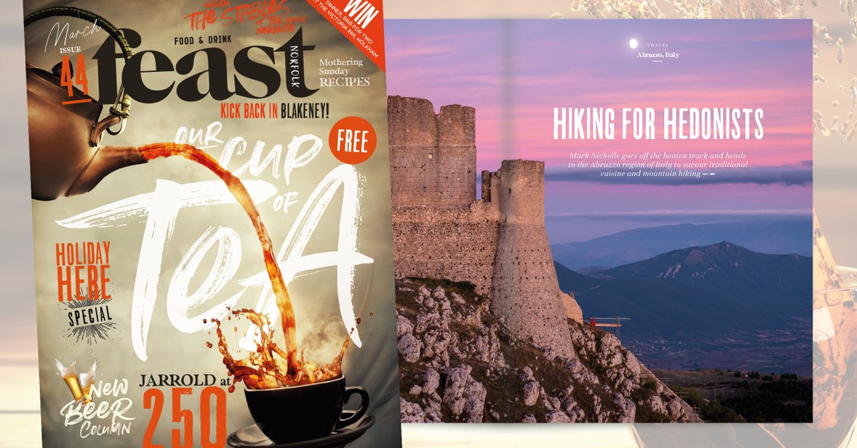 SarahHardy21's tweet photo. Mark Nicholls hikes in a little known region of Italy with Hedonistic Hiking - a company with very Norfolk roots!
Read all about his adventure in our latest issue:
https://t.co/1Gq6tmtids
@HedonisticHikes
#travelguide #foodieholiday #regularcolumnist https://t.co/7jyxy5m0my