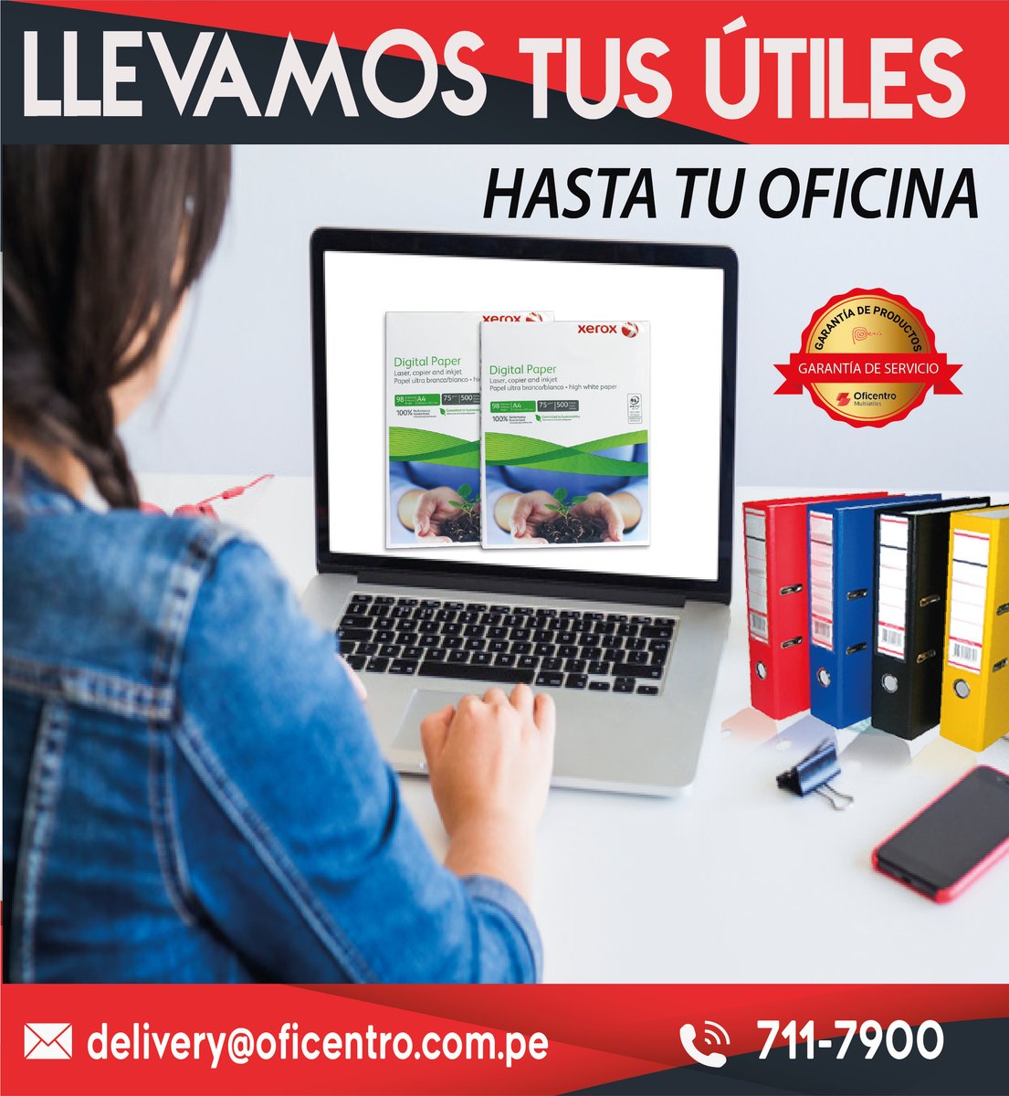 oficentro_pe's tweet photo. Recibe todos los útiles que necesitas en la comodidad de tu oficina ✔📌📍✂🗂

👉Envíanos tu lista de requerimientos 📲delivery@oficentro.com.pe https://t.co/azQ7h3JzEE