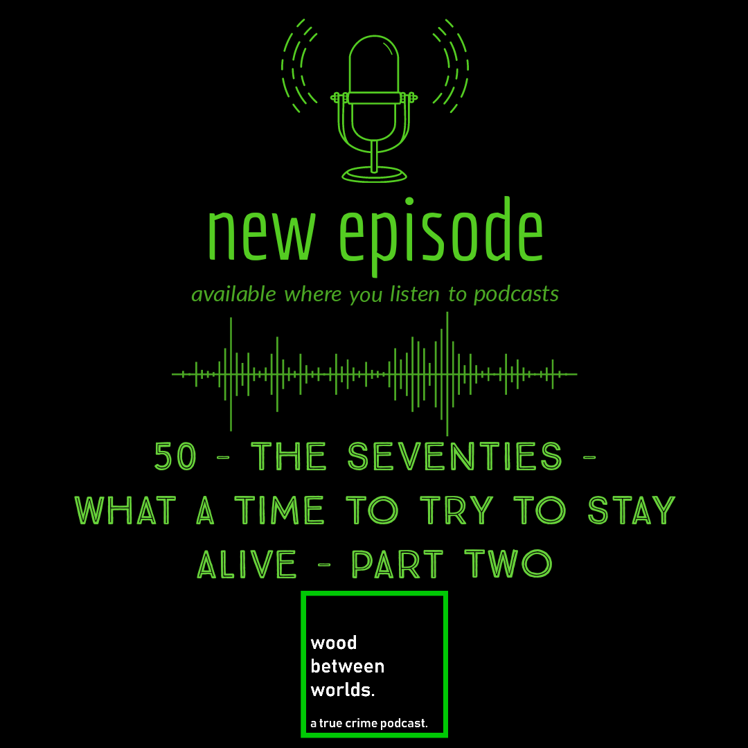WoodWorlds's tweet photo. Part two of our series on the 70's. We get into the heavy hitters of the time and honestly people.... It's mind boggling that they could have these psychos active in the same time period. Buckle up ladies and gents, it's wild. 
#podcast #truecrime https://t.co/7SbnVCzhxt