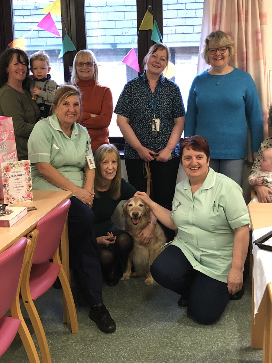 debs23669's tweet photo. Hartley ward said a fond farewell to ward clerk Julie Hargreaves who retired today after 28 years service to the NHS 😊 happy retirement Julie x @Cicdivision @DaveSim44100531 @Gilliancurrie3 @emlucja https://t.co/W5YlJlk2rf