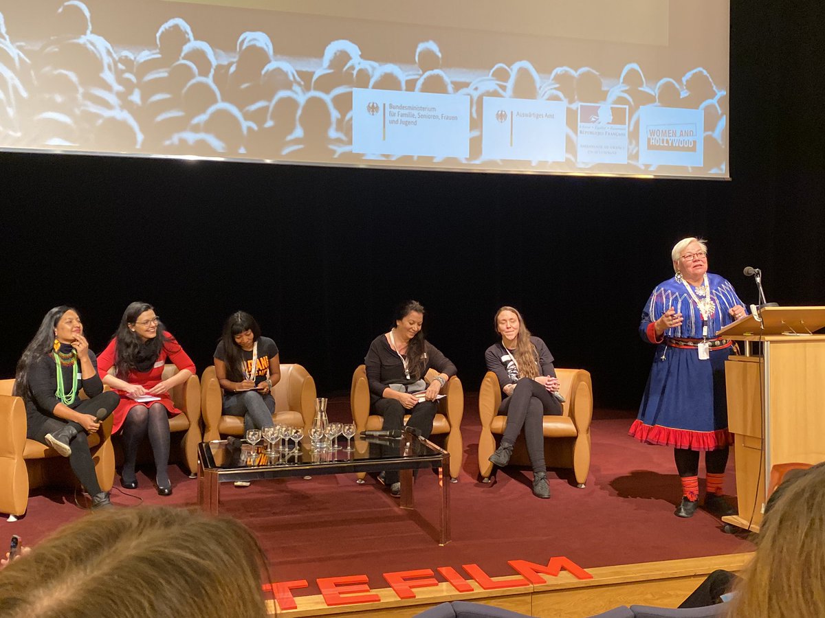 “We come from a matriarchal society and the people leading our film industry are women.” Marie Clements on the Indigenous film industry in Canada: “No stories about us, without us.” #cdnfilm #cdntalent