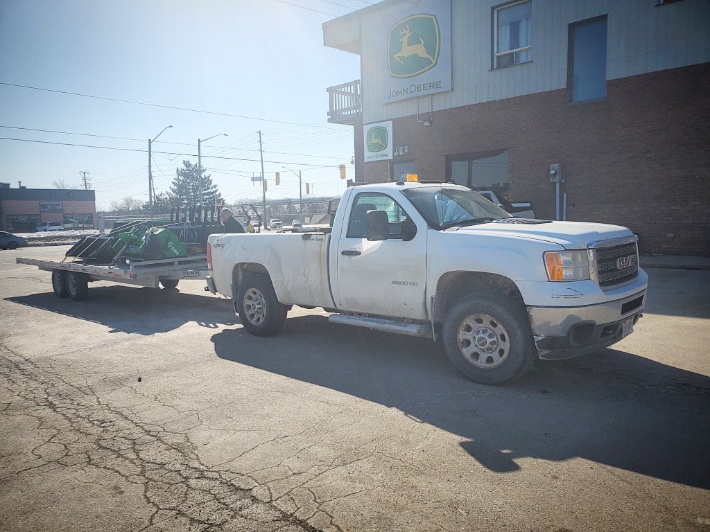 We rely on many partners to keep our business rolling - one of our favourites is Glenn Squires, responsible for trucking short line equipment across the province for many dealers + yesterday he turned over an amazing milestone - 1 MILLION KILOMETRES on his truck!  Thank you Glenn