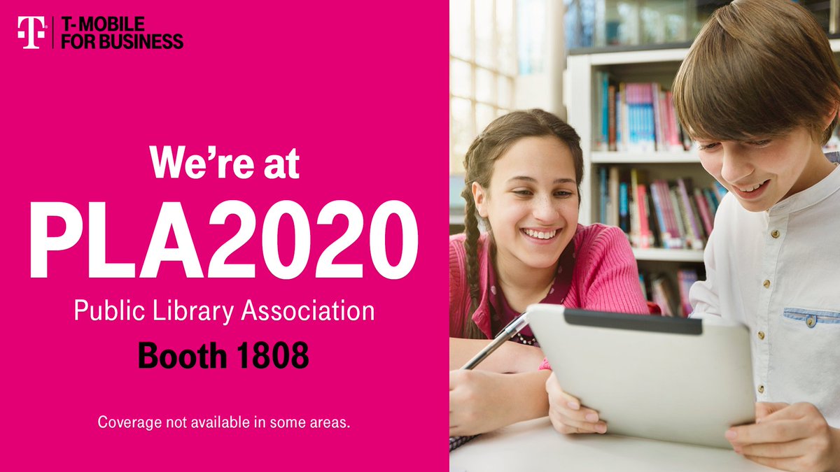 Everyone deserves Internet access, so we’re going to #PLA2020 to partner with public libraries nationwide (<a href="/ALA_PLA/">Public Library Association</a>) for mobile hotspot lending programs. If you’re going too, visit booth 1808.