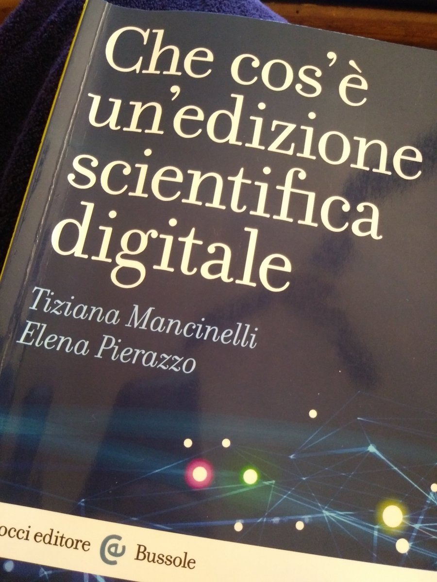 Binge reading @TizMancinelli @epierazzo #dh #whatisadse #scholarlyediting