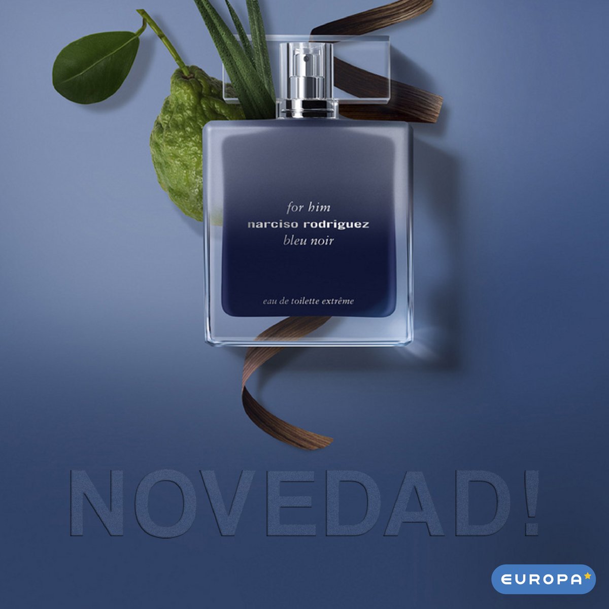 peuropa's tweet photo. Con toque de hojas de violeta y ámbar, el nuevo FOR HIM BLEU NOIR de Narciso Rodríguez, es solo apto para los seductores e inteligentes. Seguro que eres uno de ellos. 😎 https://t.co/dK5E8ona5r